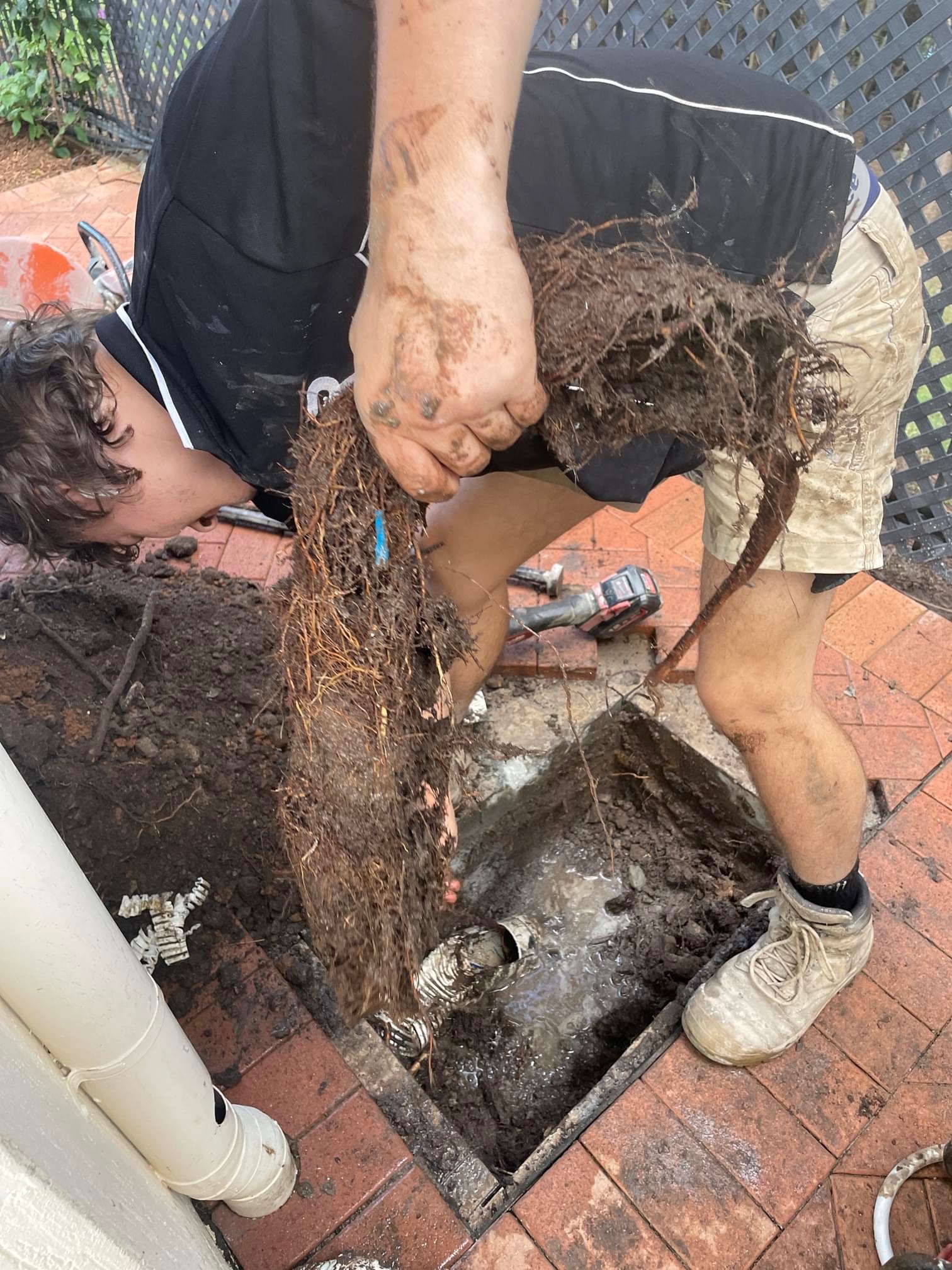 Blocked Outside Drain Brisbane